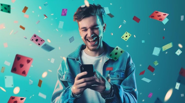 Pengguna menikmati layanan hiburan byon88 di perangkat mobile mereka